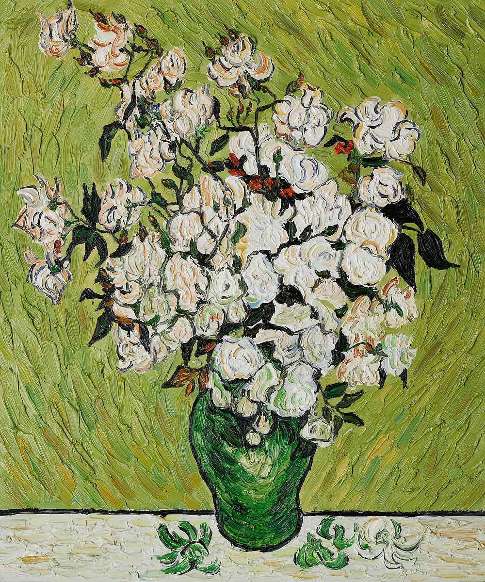 Vase with Roses by Van Gogh